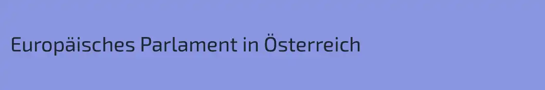Europäisches Parlament in Österreich